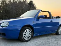 Brugt VW Golf Cabriolet 101 HK (74 kW) 1998 Blå Cabriolet
