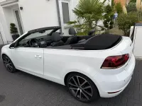 Gebraucht VW Golf Cabriolet Match 160 PS (117 kW) 2012 Weiß Cabrio