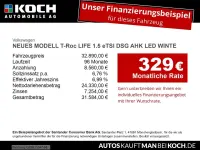 Neu VW T-Roc Life 150 PS (110 kW) 2026 Schwarz SUV