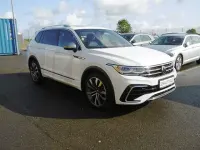 Gebraucht VW Tiguan Allspace R-line 200 PS (147 kW) 2022 Pure white (weiß) SUV