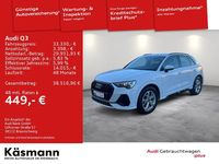Gebraucht Audi Q3 S-Line 150 PS (110 kW) 2022 Gletscherweiß metallic (metallic) SUV