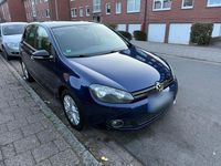 Gebraucht VW Golf VI 102 PS (75 kW) 2008 Blau Kleinwagen