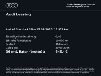 Gebraucht Audi A7 Sport 265 PS (194 kW) 2025 Gletscherweiß metallic Limousine