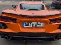 Używany Corvette C8 502 KM (369 kW) 2023 Pomarańczowy