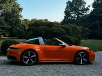 Gebraucht Porsche 911 Targa 4S Chrono 450 PS (330 kW) 2021 Orange Cabrio