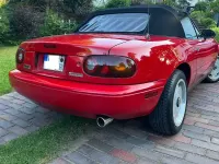 Gebraucht Mazda MX5 116 PS (85 kW) 1989 Rot Cabrio