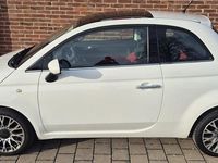 Gebraucht Fiat 500 Lounge 86 PS (63 kW) 2011 Weiß Kleinwagen