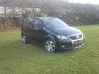 Gebraucht VW Touran Cross 140 PS (102 kW) 2008 Schwarz metallic Van / Kleinbus