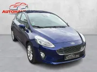 Gebraucht Ford Fiesta Titanium 101 PS (74 kW) 2018 Blau Kleinwagen