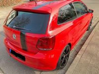 Gebraucht VW Polo Trendline 60 PS (44 kW) 2010 Rot Kleinwagen