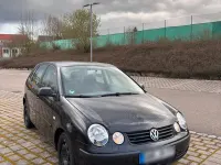 Gebraucht VW Polo Basis 64 PS (47 kW) 2003 Schwarz Kleinwagen