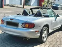 Gebraucht Mazda MX5 110 PS (80 kW) 2000 Silber Cabrio