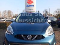 Gebraucht Nissan Micra 80 PS (58 kW) 2016 Blau Kleinwagen