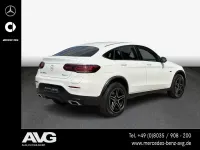 Gebraucht Mercedes GLC300de AMG line 306 PS (225 kW) 2020 Weiß Coupé