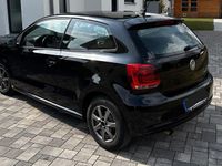 Gebraucht VW Polo Highline 90 PS (66 kW) 2010 Schwarz Kleinwagen