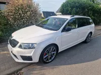 Gebraucht Skoda Octavia RS 220 PS (161 kW) 2014 Weiß Kombi
