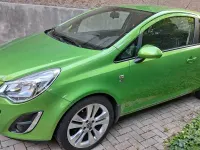 Gebraucht Opel Corsa 88 PS (64 kW) 2012 Grün Kleinwagen