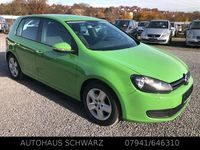 Gebraucht VW Golf VI Comfortline 110 PS (80 kW) 2009 Grün Kleinwagen