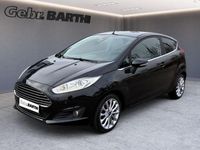 Gebraucht Ford Fiesta Titanium 140 PS (102 kW) 2016 Iridiumschwarz metallic (metallic) Kleinwagen
