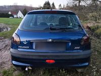 Gebraucht Peugeot 206 60 PS (44 kW) 2000 Blau Kleinwagen