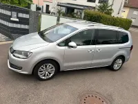 Gebraucht VW Sharan Comfortline 150 PS (110 kW) 2017 Silber Van / Kleinbus