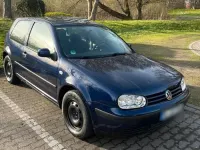 Gebraucht VW Golf IV 2001 Blau Kleinwagen