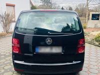 Gebraucht VW Touran Conceptline 140 PS (102 kW) 2007 Schwarz Van / Kleinbus