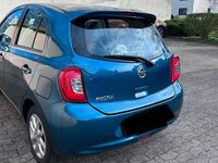 Gebraucht Nissan Micra 80 PS (58 kW) 2015 Blau Kleinwagen