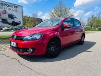 Usata VW Golf VI 80 CV (58 kW) 2010 Rosso Utilitaria