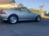 Second-hand Mercedes SLK200 163 CP (119 kW) 2003 Argintiu Cabrio
