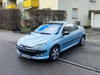 Gebraucht Peugeot 206 CC Platinum 110 PS (80 kW) 2003 Silber Cabrio