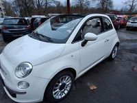 Gebraucht Fiat 500 Lounge 69 PS (50 kW) 2010 Weiß Cabrio