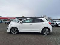 Gebraucht Kia Rio GT-Line 120 PS (88 kW) 2023 Ud) schneeweiss (weiss Limousine