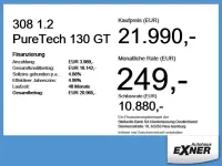 Gebraucht Peugeot 308 GT 131 PS (96 kW) 2023 Grau / spiegel schwarz lackiert Limousine