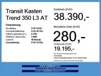 Neu Ford Transit Trend 131 PS (96 kW) 2026 Frost weiß Van / Kleinbus