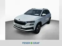 Gebraucht Skoda Karoq Tour 150 PS (110 kW) 2022 Moonweiss metallic SUV