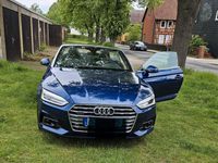 gebraucht Audi A5 Cabriolet blau metallic, AHK schwenkbar