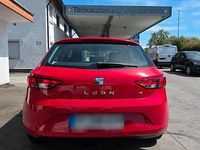 Usata Seat Leon 105 CV (77 kW) 2013 Rosso Utilitaria