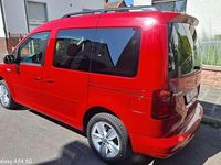 Gebraucht VW Caddy Comfortline 131 PS (96 kW) 2020 Rot Van / Kleinbus