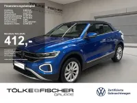 Gebraucht VW T-Roc Cabriolet Style 150 PS (110 kW) 2025 Ravennablau (metallic) Cabrio