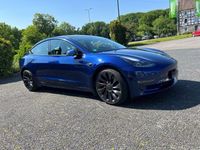 gebraucht Tesla Model 3 Perfomance Blau 3,2s 0-100Km/h 513PS (MwStausweisb)