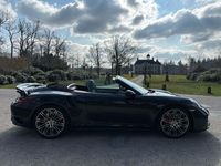 Gebraucht Porsche 911 Turbo Cabriolet 521 PS (383 kW) 2014 Basaltschwarzmetallic Cabrio
