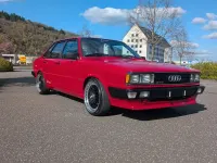 Käytetty Audi 80 112 HP (82 kW) 1983 Punainen Sedan