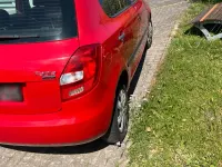 Gebraucht Skoda Fabia 60 PS (44 kW) 2010 Rot Kleinwagen