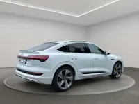 Gebraucht Audi e-tron S-Line 300 kW (408 PS) 2022 Gletscherweiß metallic SUV