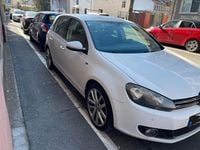 Gebraucht VW Golf VI Highline 122 PS (89 kW) 2010 Weiß Kleinwagen