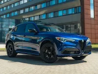 Gebraucht Alfa Romeo Stelvio 280 PS (205 kW) 2021 Blau SUV