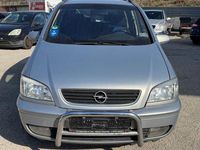Gebraucht Opel Zafira Elegance 125 PS (91 kW) 2002 Silber Van / Kleinbus