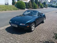 Gebraucht Mazda MX5 90 PS (66 kW) 1997 Blau Cabrio