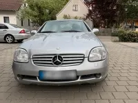 Gebraucht Mercedes SLK230 AMG 193 PS (141 kW) 1987 Silber Cabrio